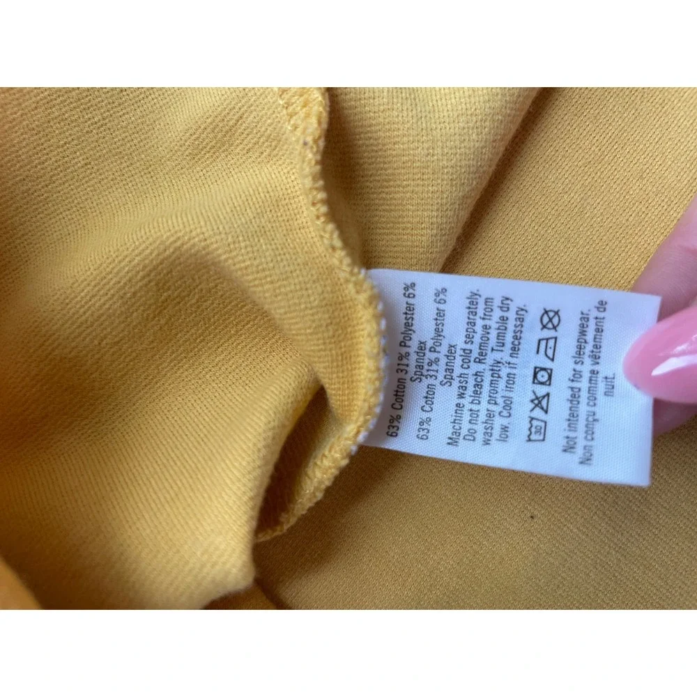 Janie and Jack Girls Yellow Ruffle Tiered Puff Sleeve Knit Dress Size 6